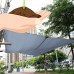 New Sand Sun Shade Sail Sunscreen Rectangle Polyester Awning Canopy Outdoor Garden Patio 3*4m , Garden Sun Shade, Shade Canopy   